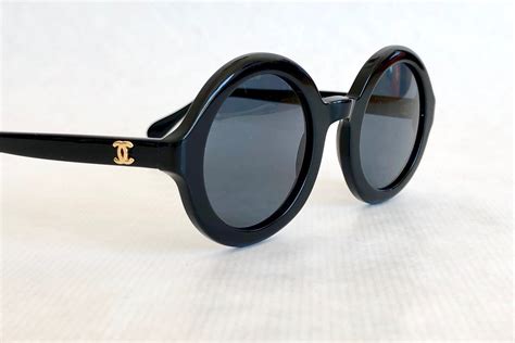 chanel vintage oval sunglasses|chanel vintage sunglasses shop.